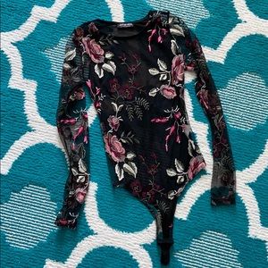 Fashion Nova Sheer Bodysuit